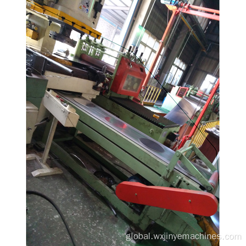 Aluminum Sheet Cut To Length Line Aluminum Disc Sheet Leveling and Punching Production Line Factory